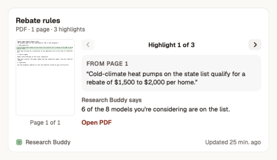 The Document widget